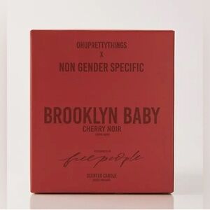 Free People x Non Gender Specific Cherry Noir Candle NEW IN BOX